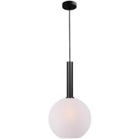 Masterlight Hanglamp Ø 30cmBella 2 Zwart met mat wit glas - 2980-05-06-30