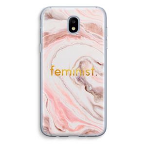 Feminist: Samsung Galaxy J5 (2017) Transparant Hoesje