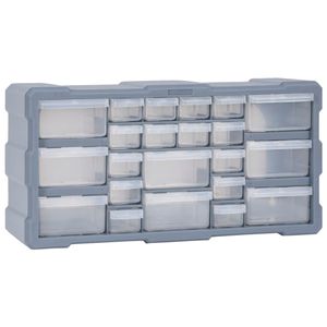 VidaXL Organiser met 22 lades 49x16x25,5 cm