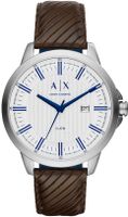Horlogeband Armani Exchange AX2263 Leder Bruin 20mm