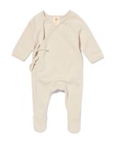 HEMA Newborn boxpakje met overslag ecru (ecru)