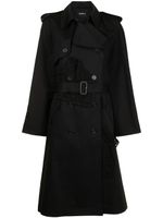Goen.J trench à design à empiècements - Noir