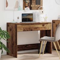 Bureau met lade Oud Hout 100 x 50 x 78 cm Bewerkt hout