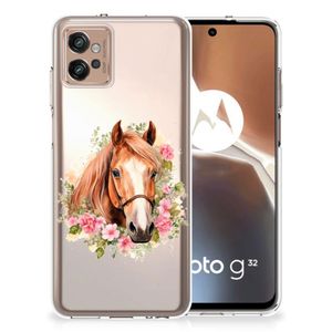 TPU Hoesje voor Motorola Moto G32 Paard