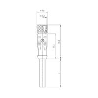 Lutronic 1029 Sensor/actuator connector, geassembleerd M8 Aantal polen: 4 Koppeling, recht 5.00 m 1 stuk(s)