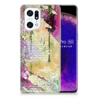 Smartphone hoesje OPPO Find X5 Pro Letter Painting