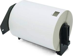 Huismerk Label Tape voor Brother DK-11240 | 102 x 51 mm | Zwart op Wit - 600 labels per rol - 1 stuk