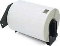Huismerk Label Tape voor Brother DK-11240 | 102 x 51 mm | Zwart op Wit - 600 labels per rol - 1 stuk