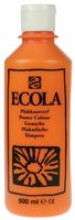 Talens Ecola plakkaatverf flacon van 500 ml, oranje - thumbnail
