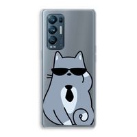 Cool cat: Oppo Find X3 Neo Transparant Hoesje