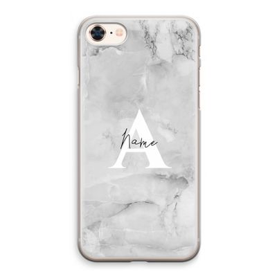 Ivory Marble: iPhone 8 Transparant Hoesje