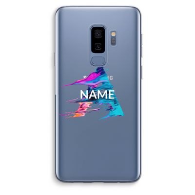 Abstract Spectrum: Samsung Galaxy S9 Plus Transparant Hoesje