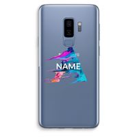 Abstract Spectrum: Samsung Galaxy S9 Plus Transparant Hoesje
