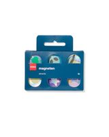 HEMA Magneten Glas Space Ø3cm - 6 Stuks