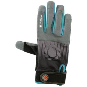 Gardena 11521-20 beschermende handschoen Tuinhandschoenen Zwart, Blauw, Grijs Katoen, Elastaan, Nylon, Polyester, Polyurethaan, Rubber