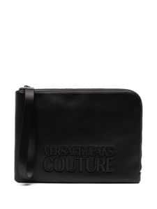 Versace Jeans Couture pochette à plaque logo - Noir