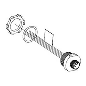 Molex 1200700156 Sensor/actuator connector, geassembleerd Aantal polen: 4 Stekker 1 stuk(s)