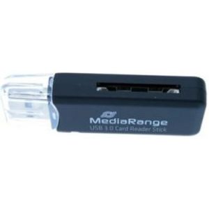 MediaRange MRCS507 geheugenkaartlezer USB 3.2 Gen 1 (3.1 Gen 1) Intern Zwart