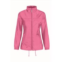 Windjas/regenjas voor dames roze 2XL (44)  -