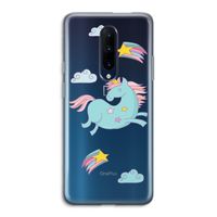 Vliegende eenhoorn: OnePlus 7 Pro Transparant Hoesje