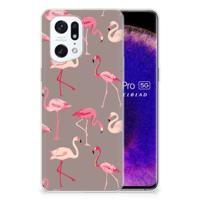 OPPO Find X5 Pro | TPU Hoesje | Flamingo