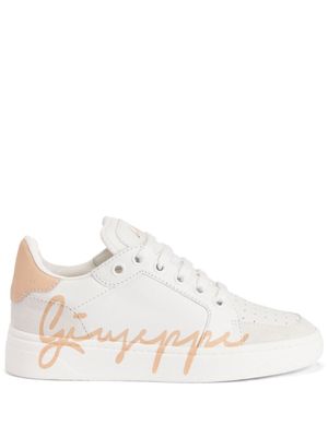 Giuseppe Zanotti baskets Gz94 à logo imprimé - Blanc
