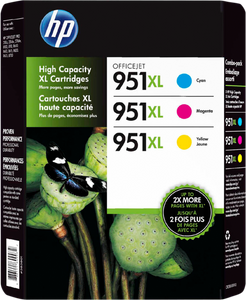 HP 951XL Cartridges Combo Pack