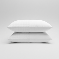 2-PACK Kussenslopen Waffle - Wit - Dekbed-Discounter.nl