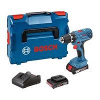 Bosch Blauw GSR 18V-21 Professional | Accu Schroefboormachine | L-Case | GBA 18V 2.0Ah - 06019H100A