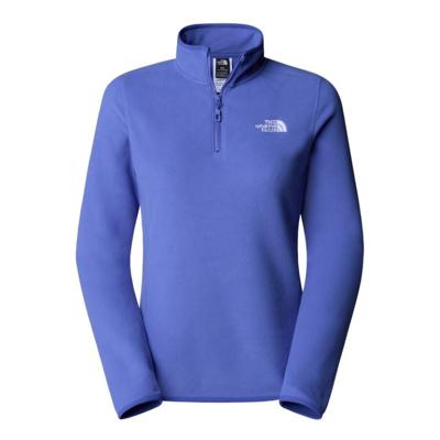The North Face 100 Glacier 1/4 Zip Fleece Dames Indigo Plum M