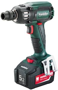 Metabo SSW 18 LTX 400 BL accu slagmoersleutel 18v 4.0ah li-ion koolborstelloos - 602205500