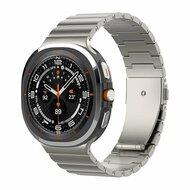 Titanium Luxe band - Titanium kleur - Samsung Galaxy Watch 8 Classic - 46mm