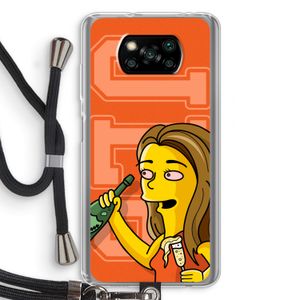 Jamie Lee Simpson: Xiaomi Poco X3 NFC Transparant Hoesje met koord