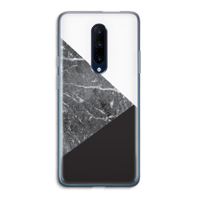 Combinatie marmer: OnePlus 7 Pro Transparant Hoesje
