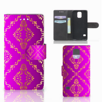 Wallet Case Samsung Galaxy S5 | S5 Neo Barok Roze - thumbnail