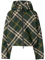 Burberry veste zippée à carreaux - Vert