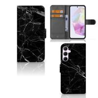 Samsung Galaxy A35 | Bookcase | Marmer Zwart - Origineel Cadeau Vader