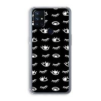 Eye pattern #3: OnePlus Nord N10 5G Transparant Hoesje
