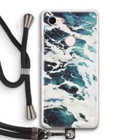 Golven: Pixel 3 Transparant Hoesje met koord