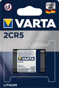 Varta LITHIUM Cylindrical 2CR5 Bli 1 2CR5 Fotobatterij Lithium 1400 mAh 6 V 1 stuk(s)