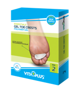 Vitaplus Essentials Gel Toe Crests Polymer Gel maat S/M