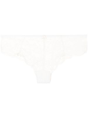 Gilda & Pearl string Rita en dentelle - Blanc