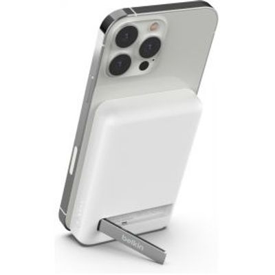 Belkin BPD004btWT 5000 mAh Draadloos opladen Wit