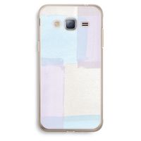 Square pastel: Samsung Galaxy J3 (2016) Transparant Hoesje