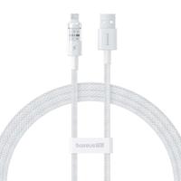 Baseus Gem USB naar IP 2.4A snellaadkabel 1 m Wit