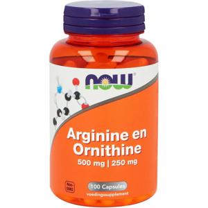 Arginine & Ornithine 500/250 100 capsules