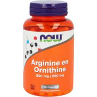 Arginine & Ornithine 500/250 100 capsules