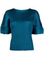 Pleats Please Issey Miyake cardigan plissé Monthly Colors August - Bleu - thumbnail