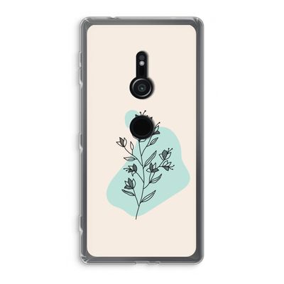 Violets are blue: Sony Xperia XZ2 Transparant Hoesje