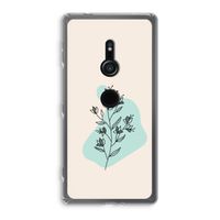 Violets are blue: Sony Xperia XZ2 Transparant Hoesje